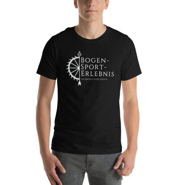 Bogensporterlebnis-Unisex-T-Shirt – Bild 3